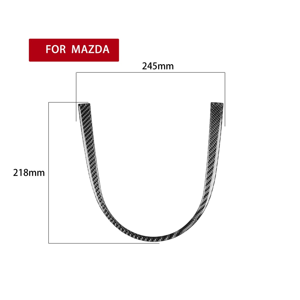 Carbon Fiber Gearshift Surround Round Strip For Miata NC/Mk3