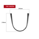 Carbon Fiber Gearshift Surround Round Strip For Miata NC/Mk3