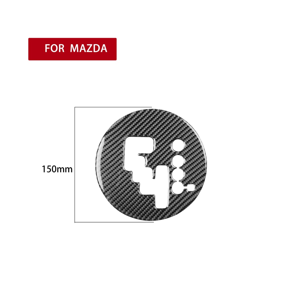 Carbon Fiber Gearshift Surround Trim Cover For Miata NC/Mk3 (RHD Only)