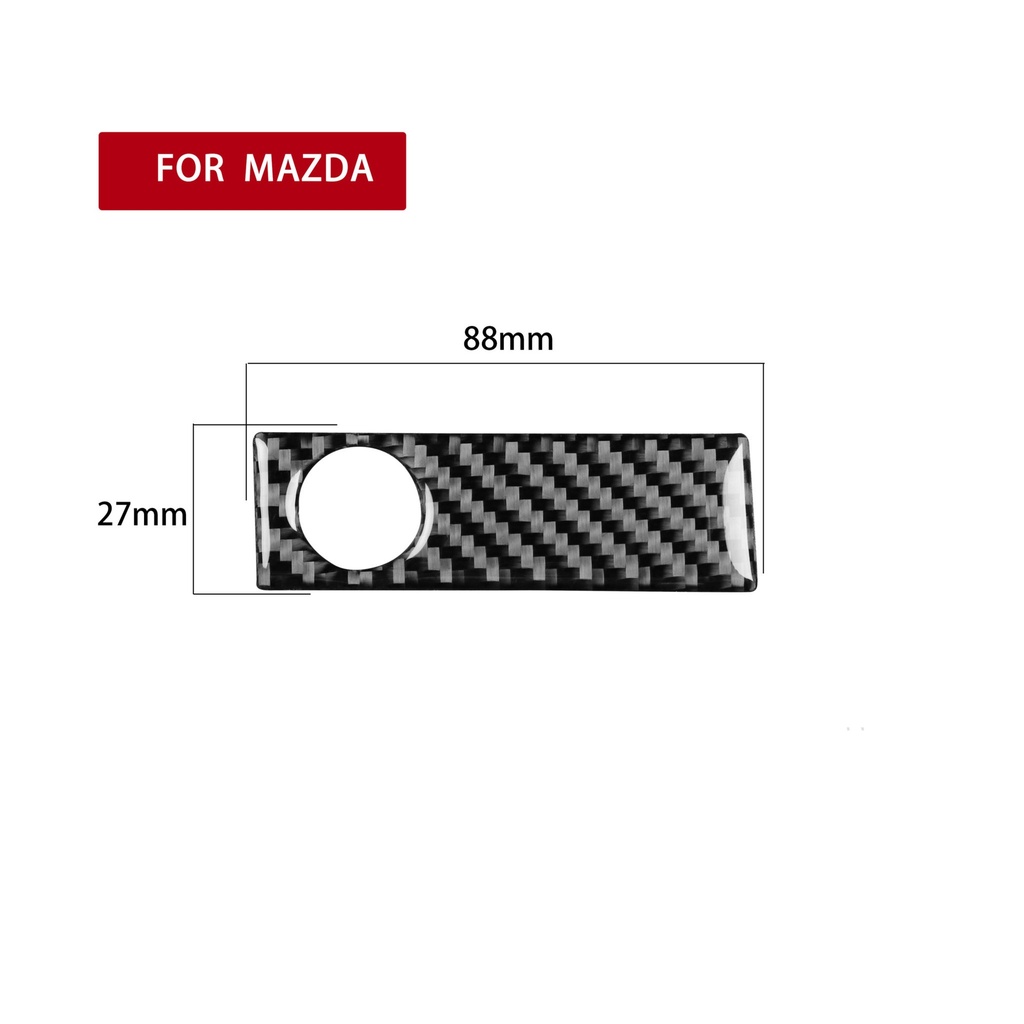 Carbon Fiber Glovebox Handle Cover For Miata NC/Mk3