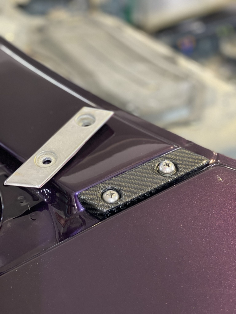 Carbon Fiber Hardtop Frankenstein Striker Plates For Miata NA/NB