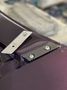 Carbon Fiber Hardtop Frankenstein Striker Plates For Miata NA/NB
