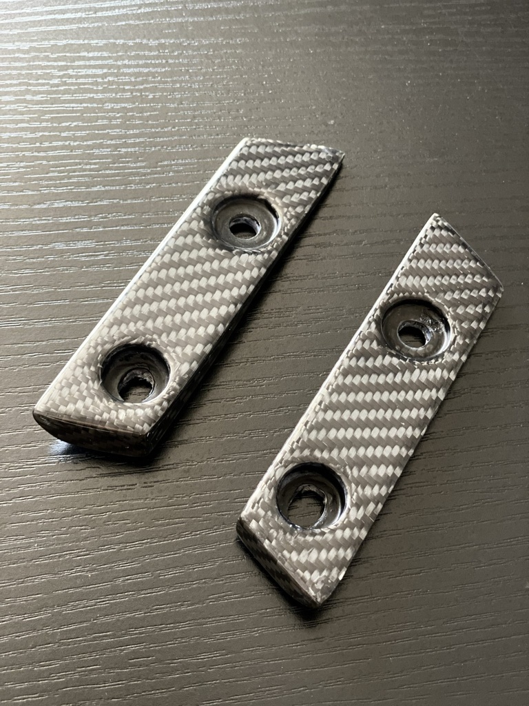Carbon Fiber Hardtop Frankenstein Striker Plates For Miata NA/NB
