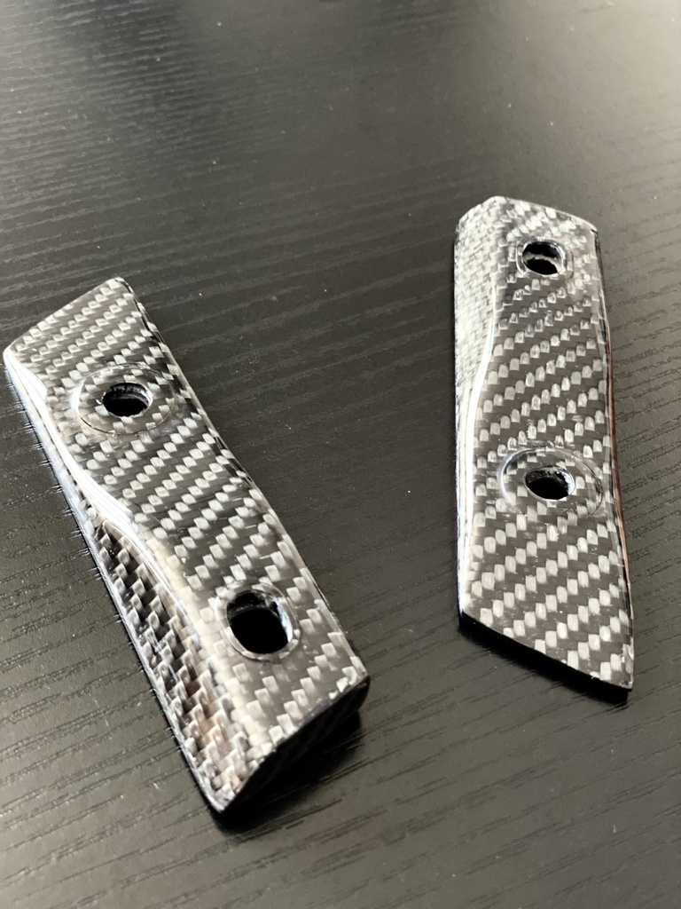 Carbon Fiber Hardtop Frankenstein Striker Plates For Miata NA/NB