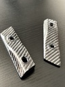 Carbon Fiber Hardtop Frankenstein Striker Plates For Miata NA/NB