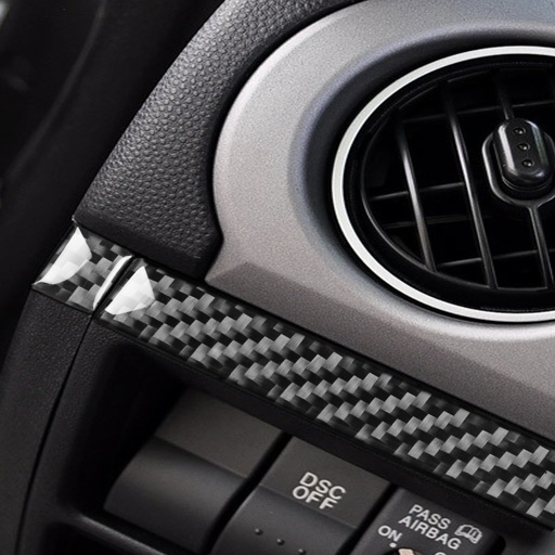Carbon Fiber LHD Trim Strips For Miata NC/Mk3
