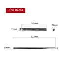 Carbon Fiber LHD Trim Strips For Miata NC/Mk3