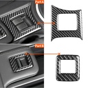 Carbon Fiber Power Windows Switch and Armrest Trims (2 pieces) For Miata NC/Mk3