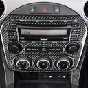 Carbon Fiber Radio Console Covers Set (4 pcs) For Miata NC/Mk3
