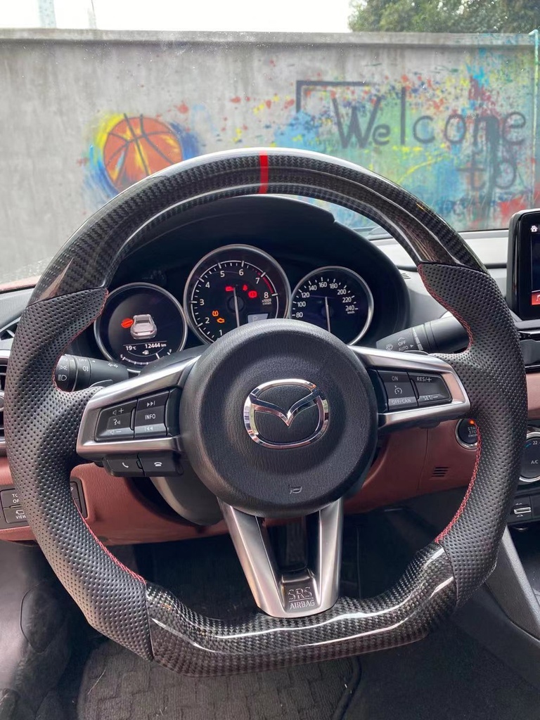 Carbon Fiber Steering Wheel (Type 1) For Miata ND/Mk4