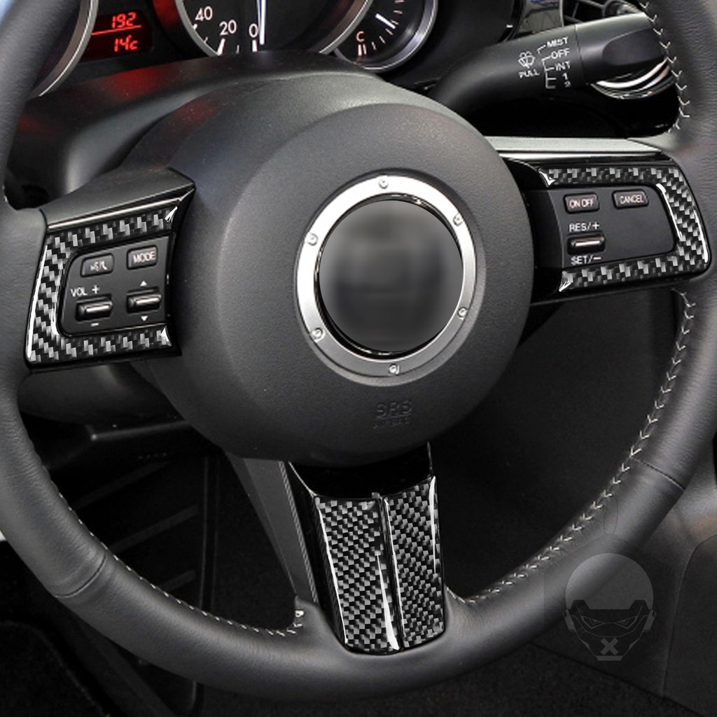 Carbon Fiber Steering Wheel Trims For Miata NC/Mk3