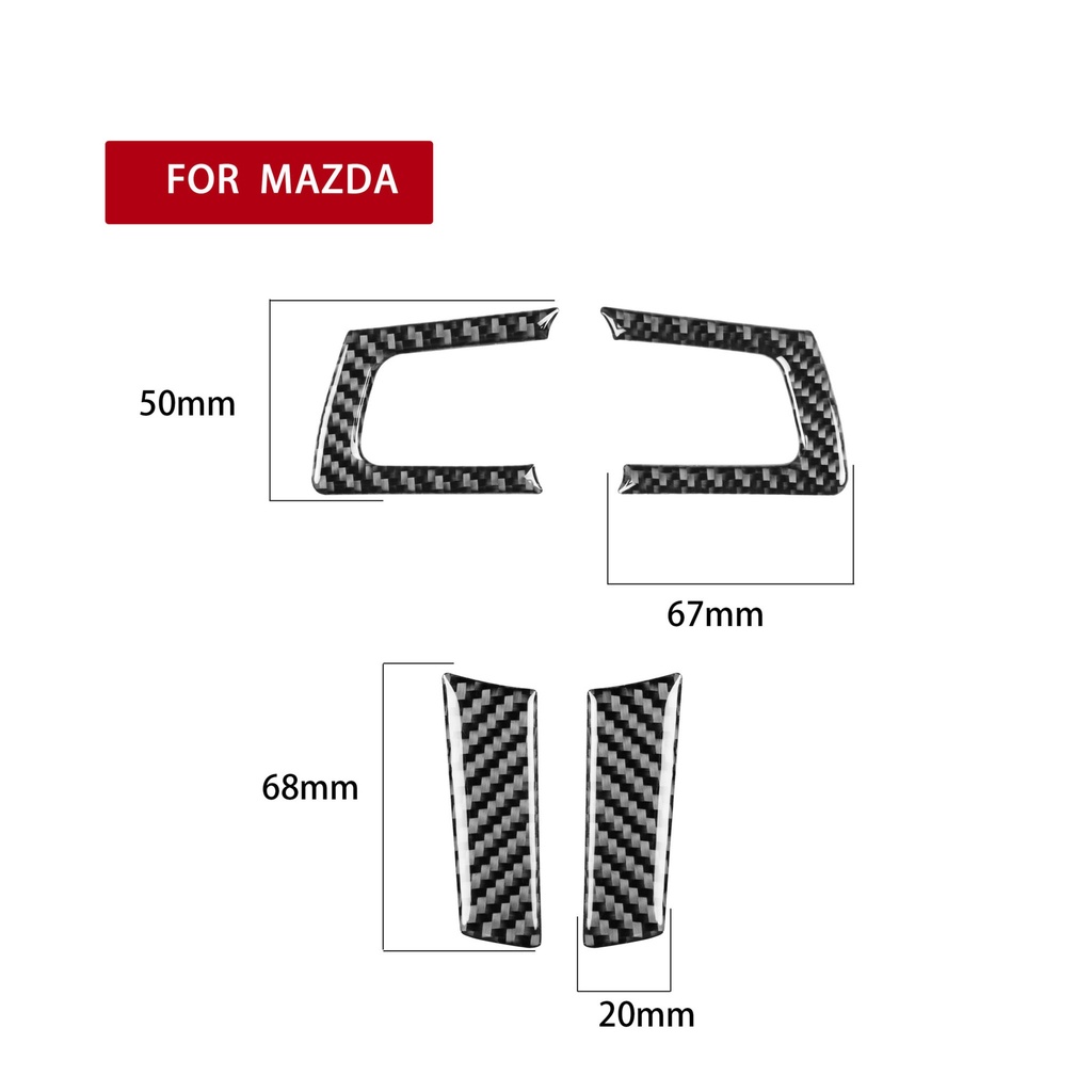Carbon Fiber Steering Wheel Trims For Miata NC/Mk3