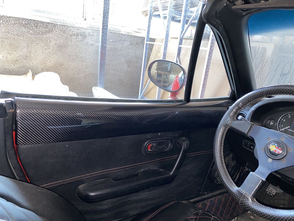 Carbon Fiber Top Door Pads For Miata NA/Mk1