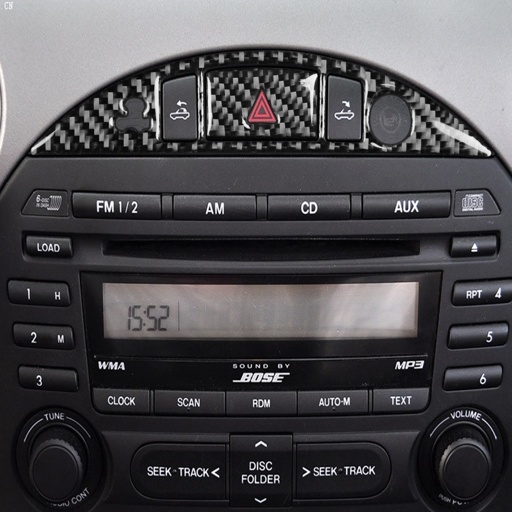 Carbon Fiber Warning Trim Cover For Miata NC/Mk3 (PRHT Only)