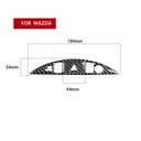 Carbon Fiber Warning Trim Cover For Miata NC/Mk3 (PRHT Only)