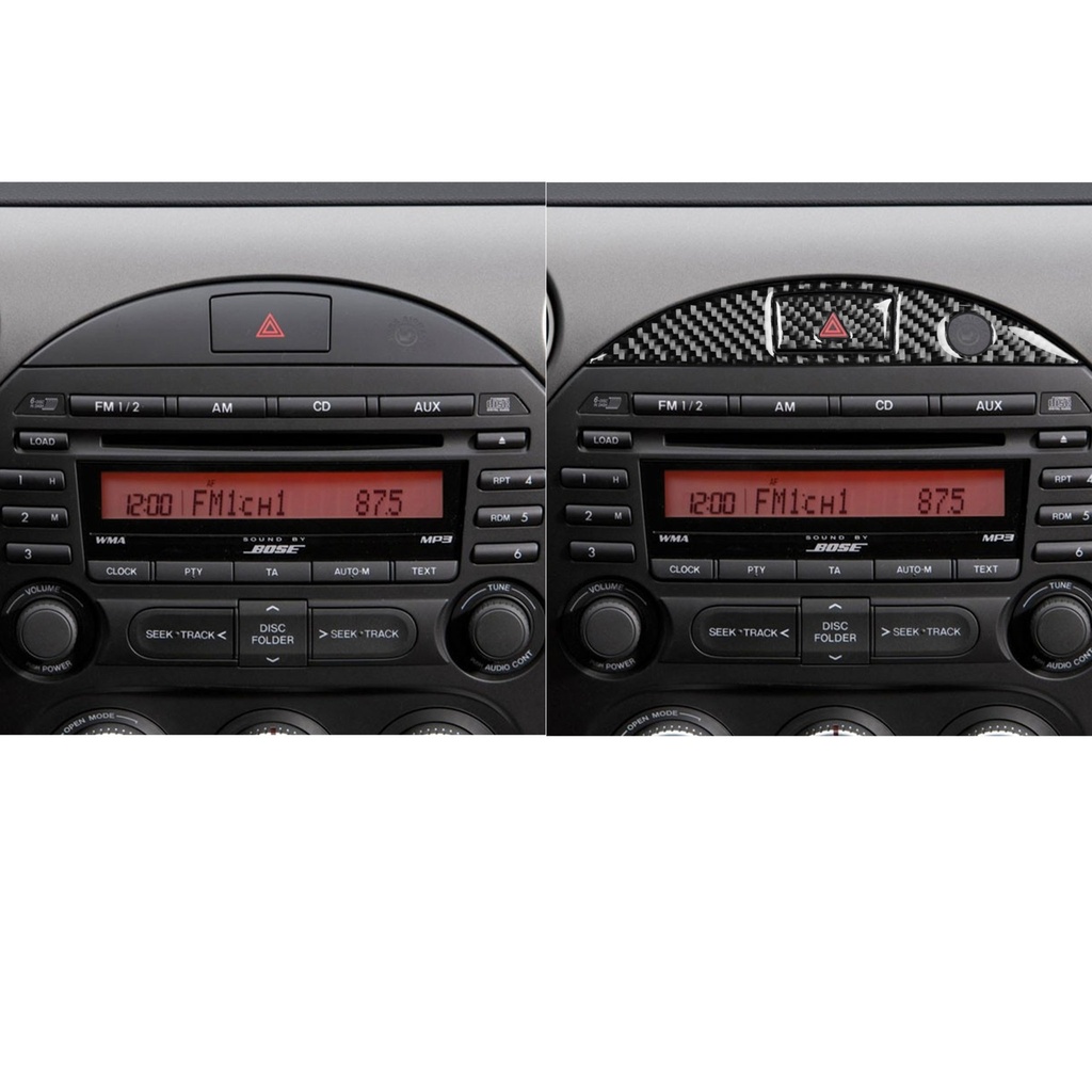 Carbon Fiber Warning Trim Cover For Miata NC/Mk3 (Soft Top Only)