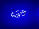 Mazda Miata NB LED Neon Sign (3/4 view)