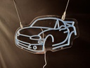 Mazda Miata NB LED Neon Sign (3/4 view)
