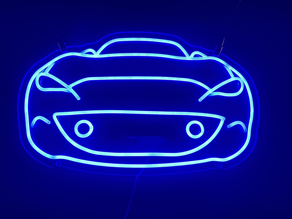 Mazda Miata ND LED Neon Sign (Front View)