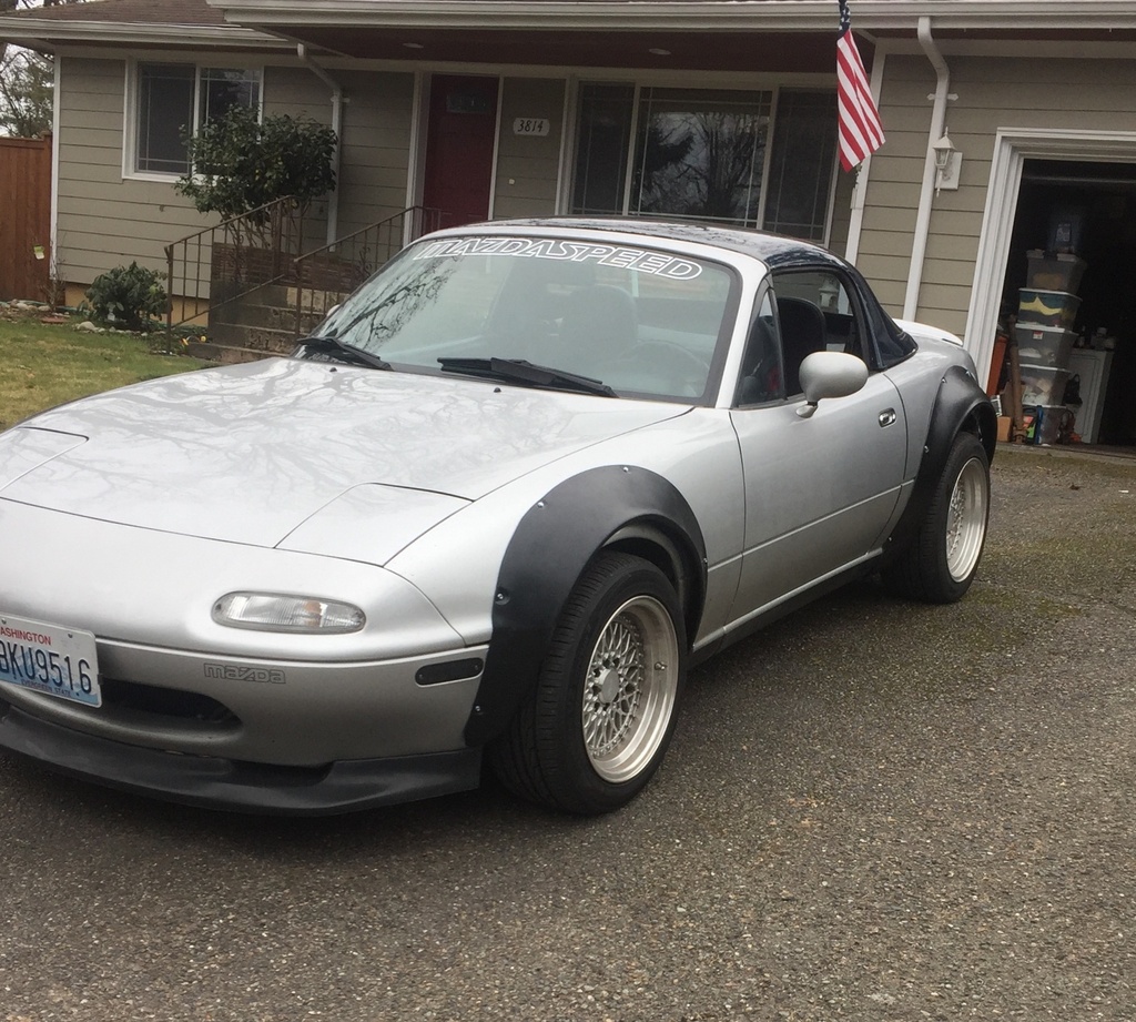 Mazdaspeed N2 Flares Replicas (+50mm) For Miata NA/Mk1
