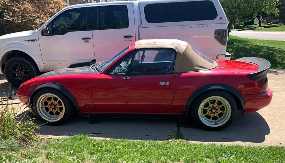 Monster Trunk Spoiler (3 Pieces) For Miata NA/Mk1