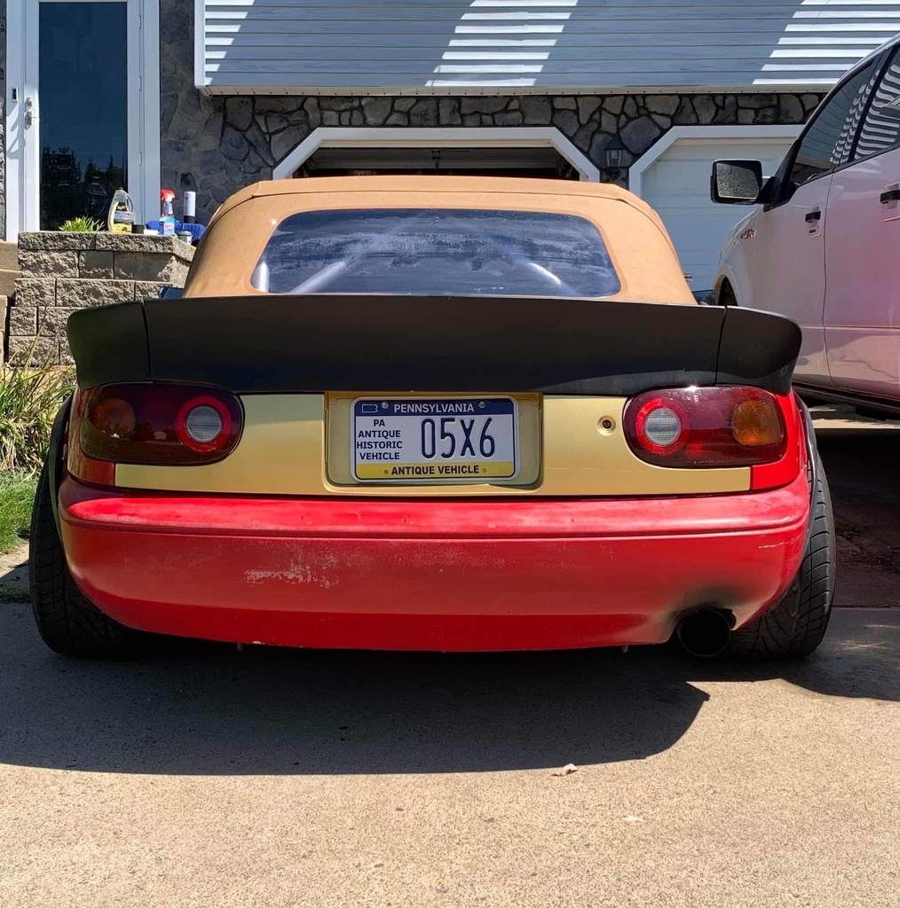 Monster Trunk Spoiler (3 Pieces) For Miata NA/Mk1