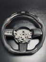 Carbon Fiber/Leather Steering Wheel With LED Screen For Miata NC/Mk3