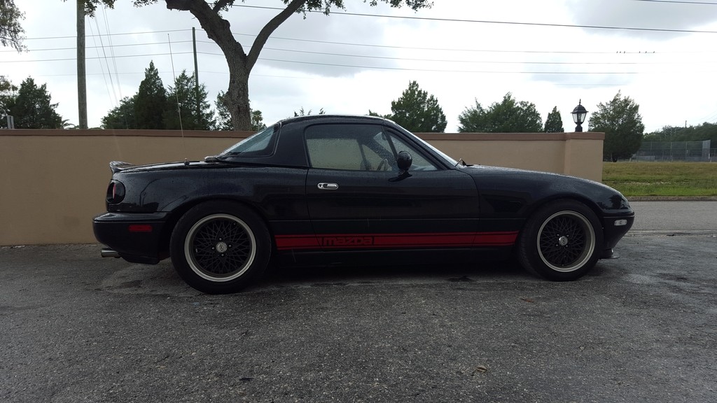 Quad LED Tail Lights Rear Finish Panel For Miata NA/Mk1