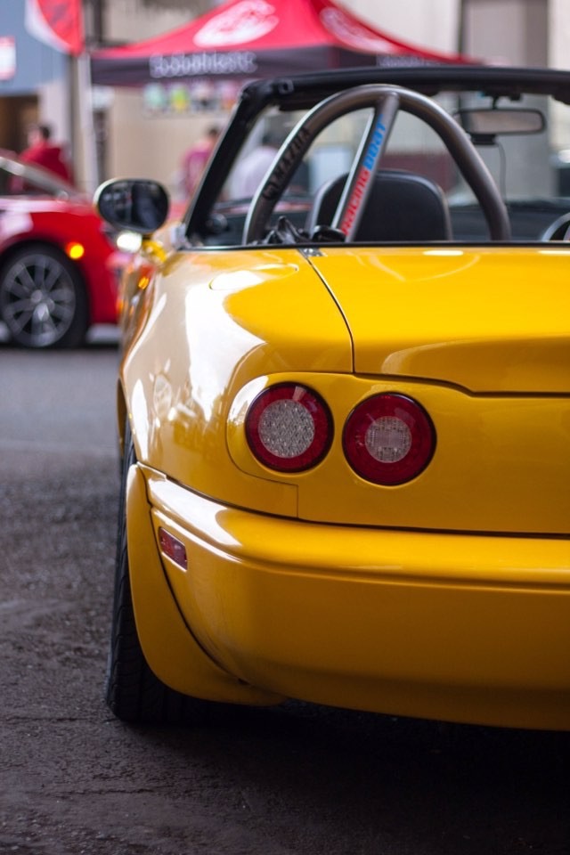 Quad LED Tail Lights Rear Finish Panel For Miata NA/Mk1