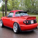 Quad LED Tail Lights Rear Finish Panel For Miata NA/Mk1