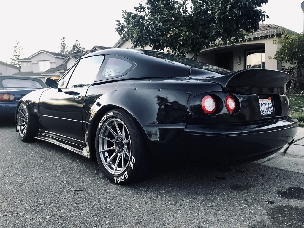 Quad LED Tail Lights Rear Finish Panel For Miata NA/Mk1