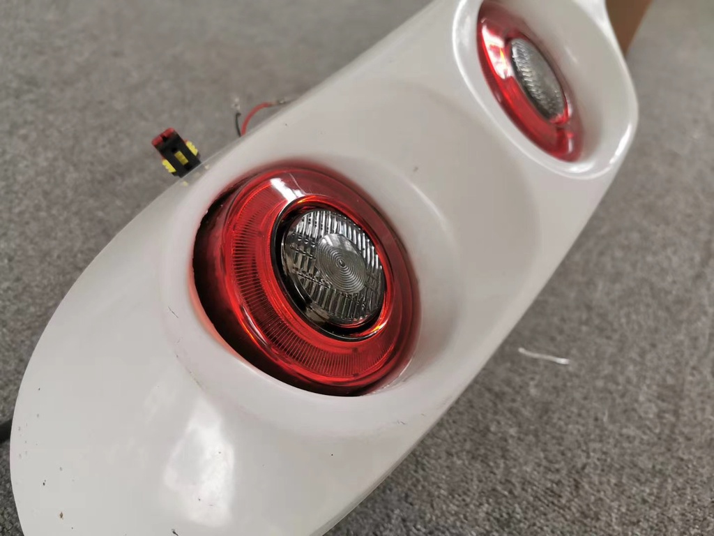 Quad Lights + Ducktail Trunk Spoiler Kit For RX-7 FD