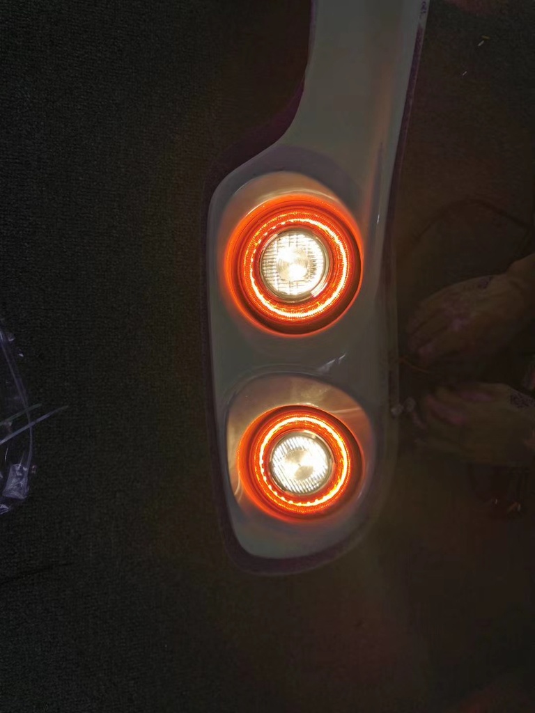 Quad Lights + Ducktail Trunk Spoiler Kit For RX-7 FD