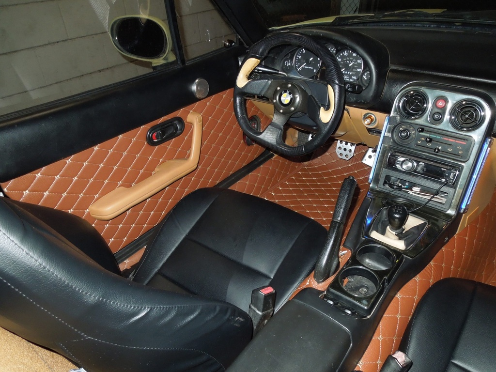 Quilted Floor mats (Premade material) For Miata NA/NB