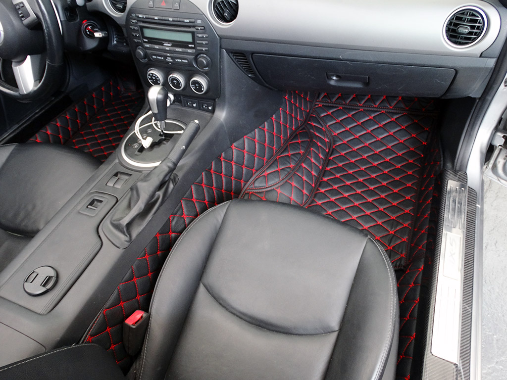 Quilted Floor mats (Premade material) For Miata NC/Mk3