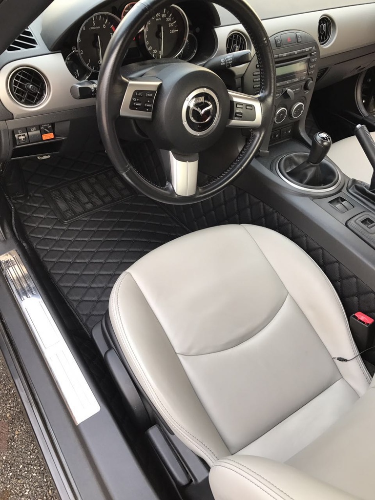 Quilted Floor mats (Premade material) For Miata NC/Mk3