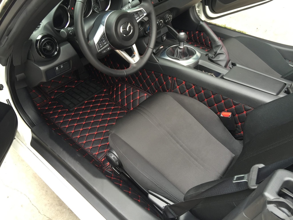 Quilted Floor mats (Premade Material) For Miata ND/Mk4