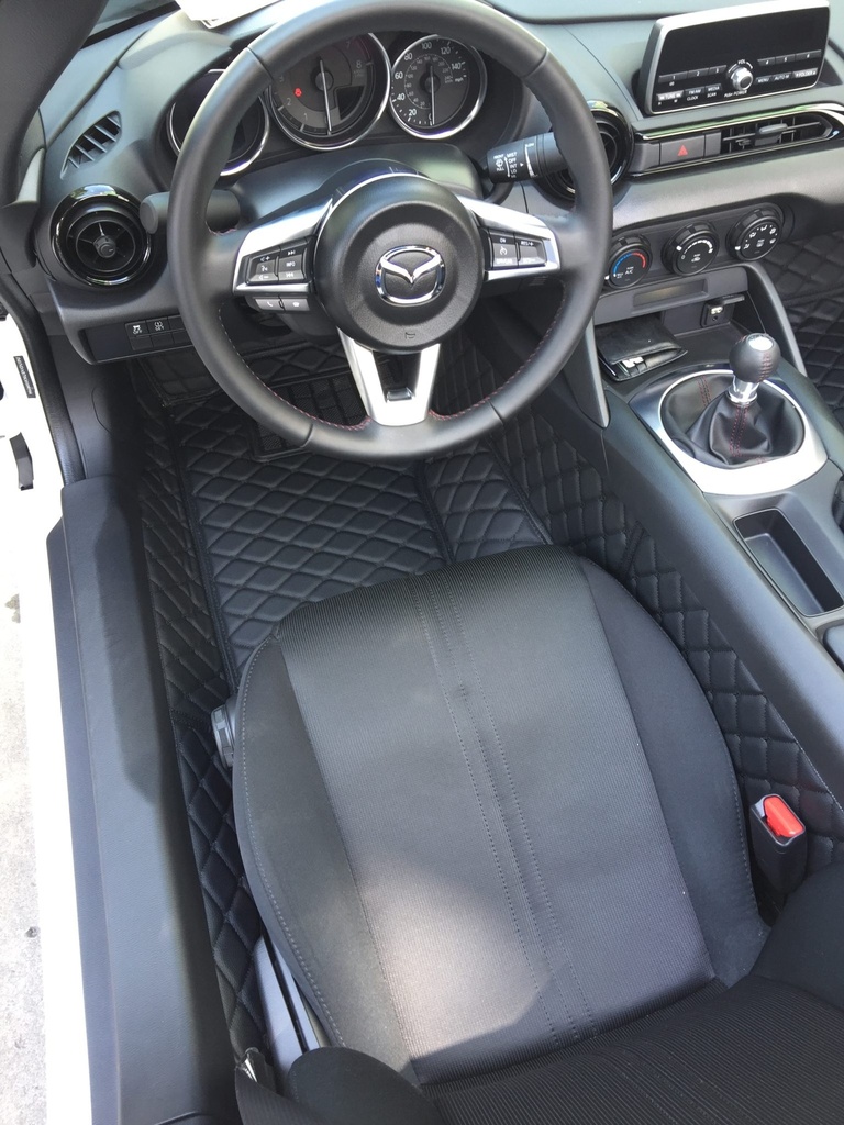 Quilted Floor mats (Premade Material) For Miata ND/Mk4