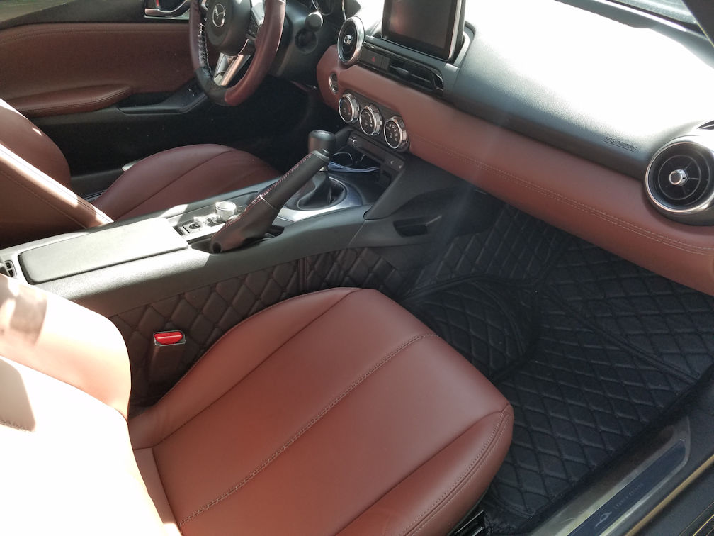 Quilted Floor mats (Premade Material) For Miata ND/Mk4