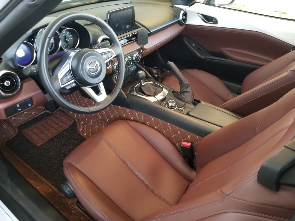 Quilted Floor mats Deluxe Version (Premade Material) For Miata ND/Mk4