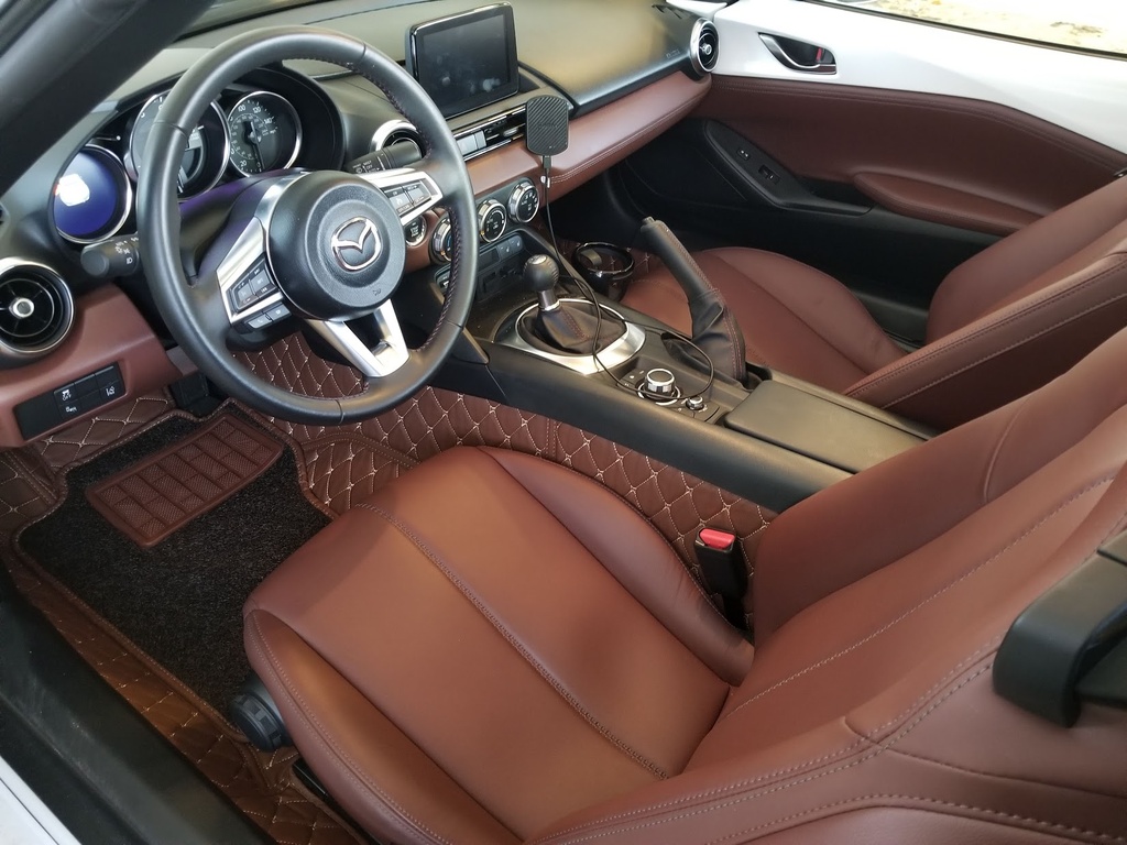 Quilted Floor mats Deluxe Version (Premade Material) For Miata ND/Mk4
