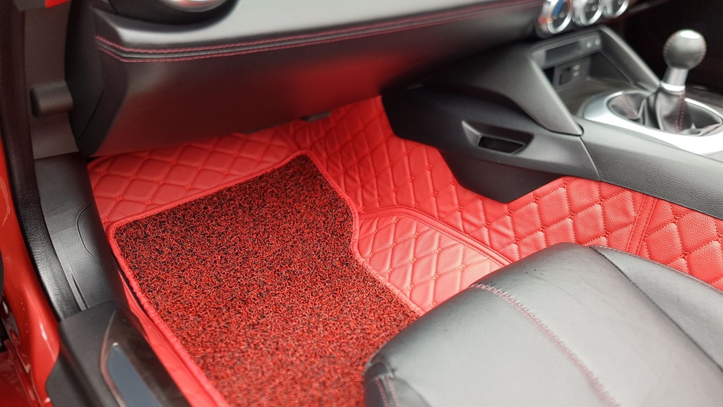 Quilted Floor mats Deluxe Version (Premade Material) For Miata ND/Mk4