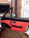 Quilted Leather Door Panels (Handmade) For Miata NA/Mk1