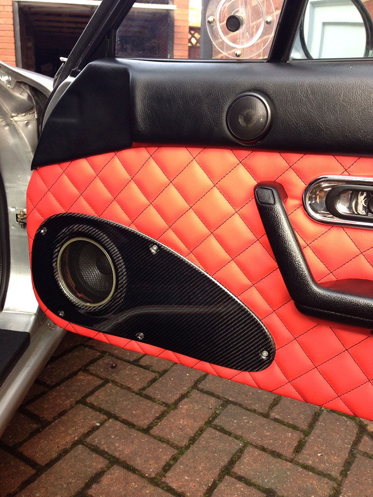 Quilted Leather Door Panels (Handmade) For Miata NA/Mk1