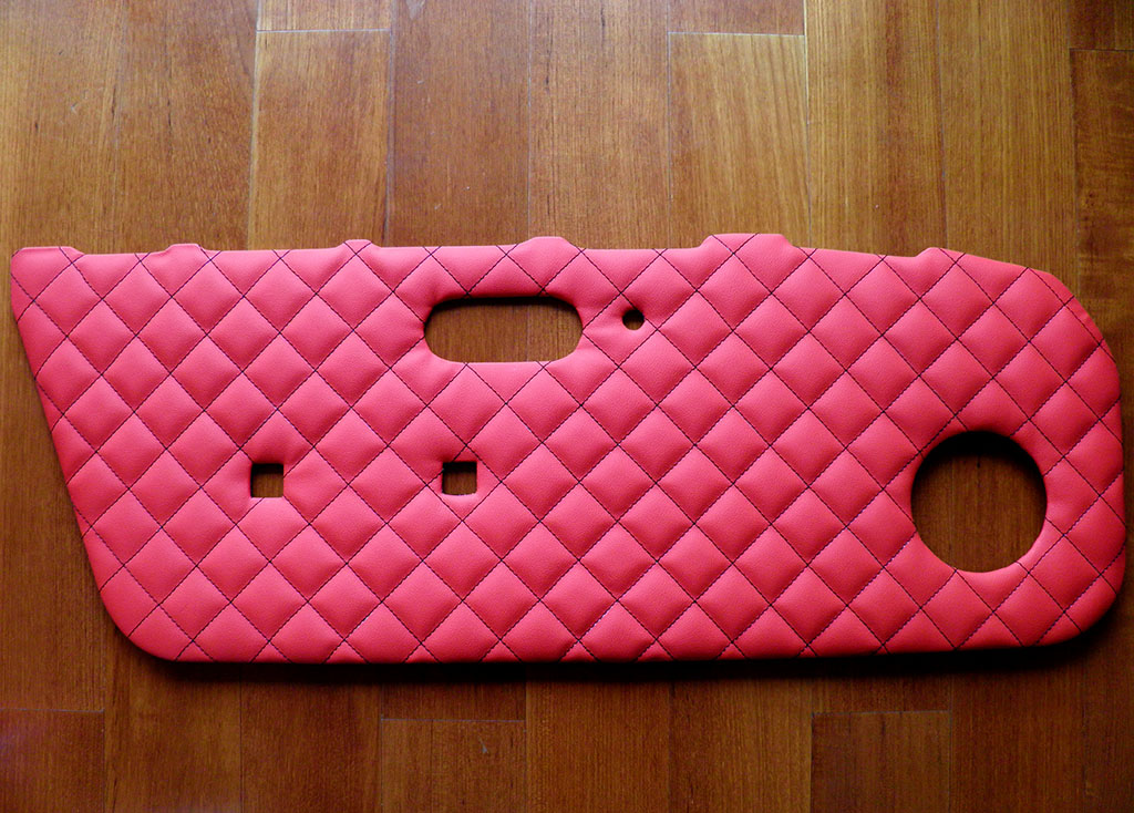 Quilted Leather Door Panels (Handmade) For Miata NA/Mk1