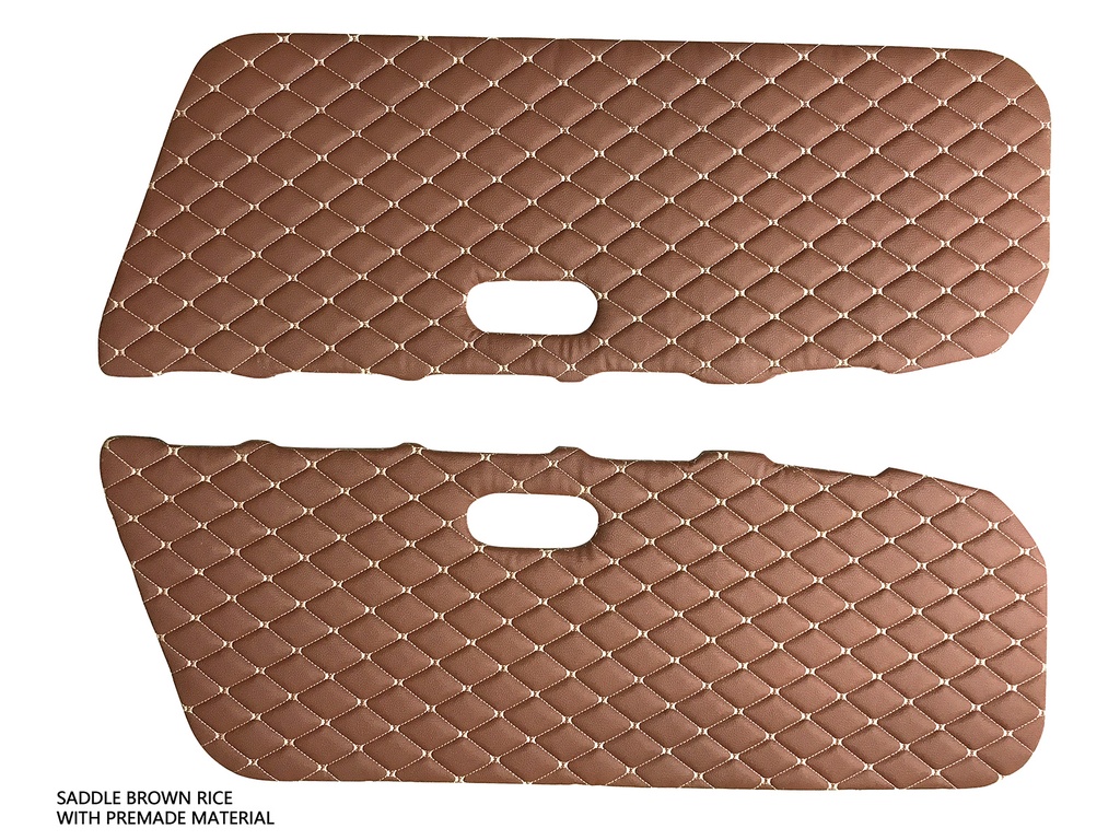 Quilted Leather Door Panels (Premade material) For Miata NA/Mk1