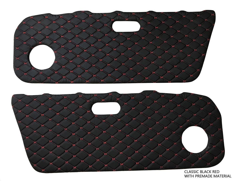 Quilted Leather Door Panels (Premade material) For Miata NA/Mk1
