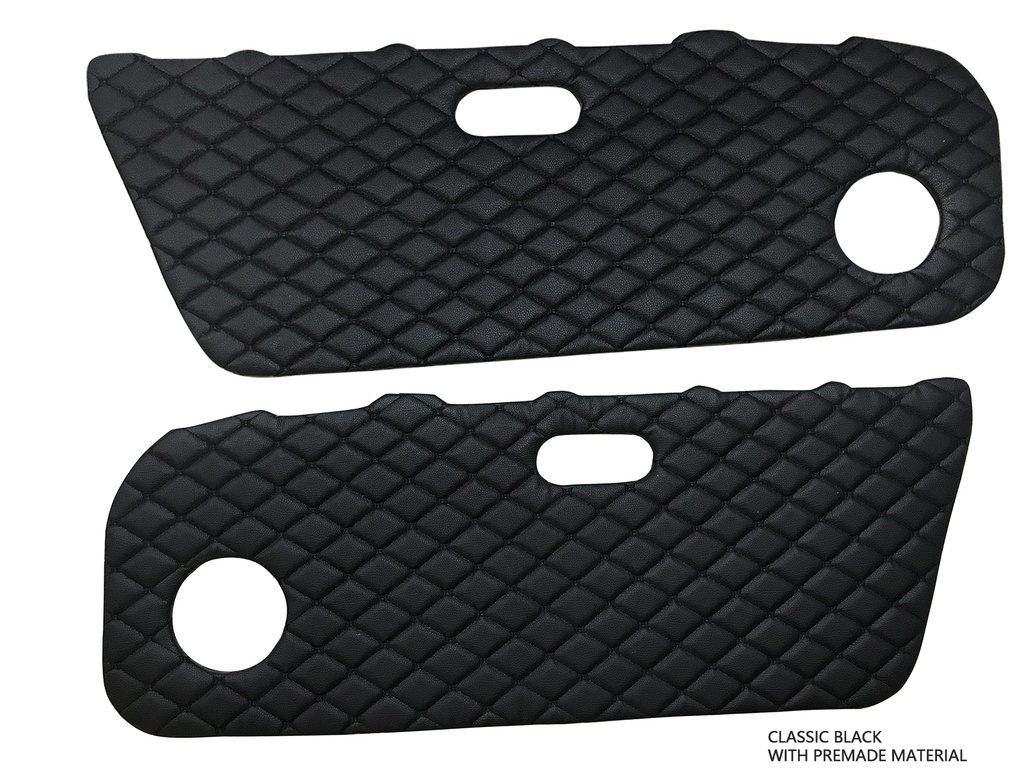 Quilted Leather Door Panels (Premade material) For Miata NA/Mk1