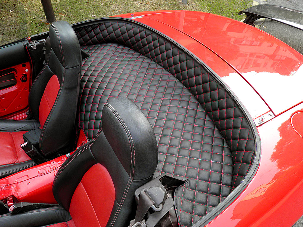 Quilted Rear Parcel Shelf Cover (Premade material) For Miata NA/NB