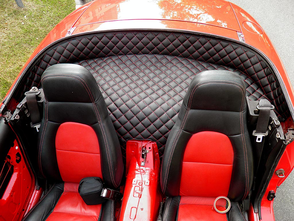 Quilted Rear Parcel Shelf Cover (Premade material) For Miata NA/NB